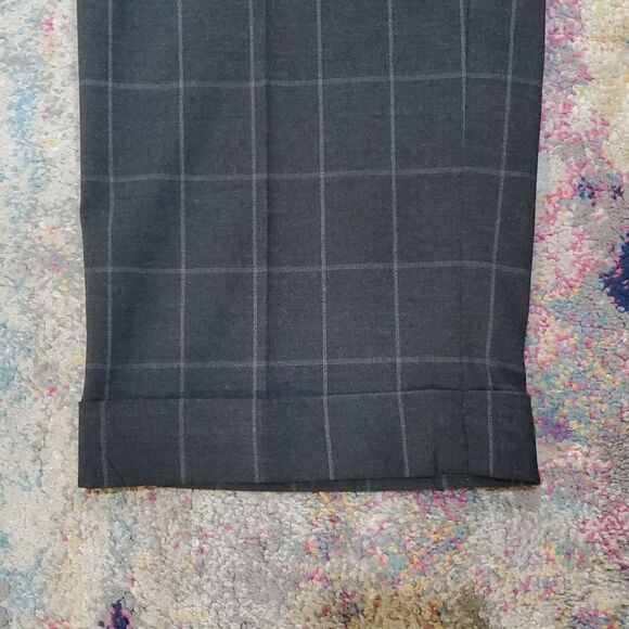 Vintage Polo Golf Buckle Back Pleated Pants with Windowpane Plaid Size 40x30 - Picture 14 of 15